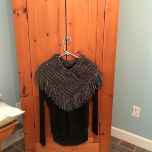 NWT Boutique gray shrug